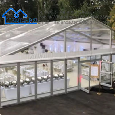 สเปนใส หลังคาโปร่ง งานหนักโปร่ง Pvc Tent Marquee สําหรับงานเลี้ยงแต่งงาน