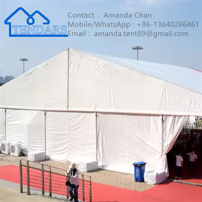 กลางแจ้งขนาดใหญ่ Custom ขาวงานแต่งงานการต้อนรับ Marquee อลูมิเนียมงานเลี้ยงการจัดงาน Marquee Tent