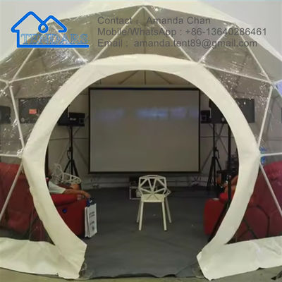 เต็นท์ Glamping Dome แบบอนุรักษ์ สําหรับรีสอร์ท ที่ทนอุณหภูมิสูง