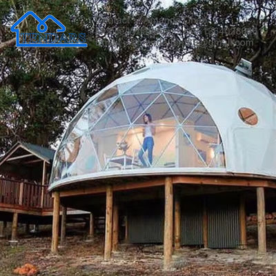 โรงแรม กันน้ํา จีโอเดซิก Glamping Dome Tent บ้านพร้อมราคาโรงงาน ขาย