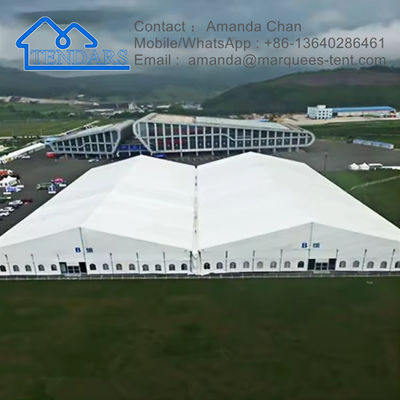 8x12m Ultra Large Hard Pressed Extruded Aluminium Alloy 6061/T6 ค่ายจัดงานจัดงาน คานข้างถอดได้ พร้อมหน้าต่าง