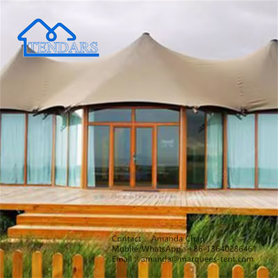 ยูวีทนทาน บ้านแคมป์โมเดิร์น เต็นท์ รีสอร์ท โฮเต็ล เต็นท์สําหรับ Glamping Resort