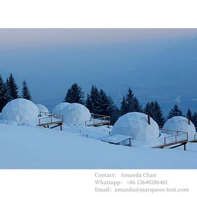 Outdoor Luxury Living Resort Dome Tent Galmping Dome Clear PVC House สวนเต็นท์สําหรับงาน