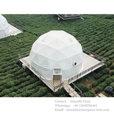 ความปลอดภัยสูง พลาสติกอัดลมใส Glamping Cottage สวน Bubble Dome Camping โรงแรมเต็นท์