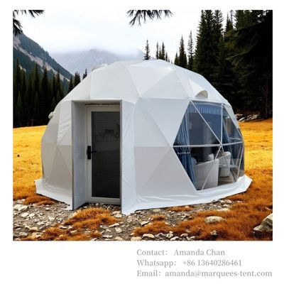 20 ตารางเมตร กันน้ํา \ กันไฟ \ กันลม แซฟารี่ แท่ง Glamping รีสอร์ทหรู Igloo Dome โรงแรมเต็นท์