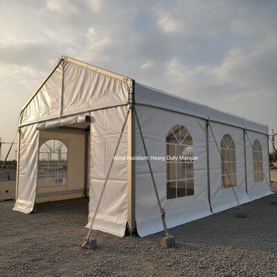 Wind Resistant Heavy Duty Construction Party Marquee Tent with 850gsm PVC Cover and 6061-T6 Aluminum Frame