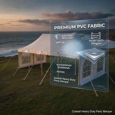 25x50m Oval Shape G Series A-Frame A-Frame Marquee Party Tent Waterproof Elegant Oval Design Christmas Market